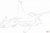 Coloring Latios Pages Pokemon Color Print sketch template