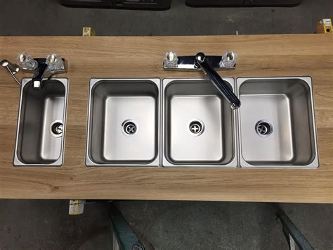 portable sink  pratts direct   bay compartment diy  outdoor food