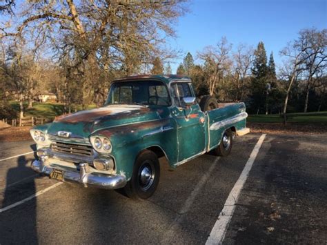1958 Chevy Apache 3100 Short Bed Fleetside For Sale