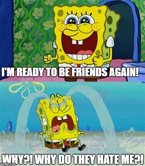 spongebob happy and sad memes imgflip