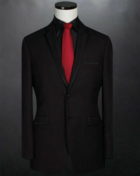 pin     suits black suit red tie mens red suit  black suit
