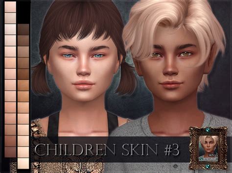 sims resource children skin