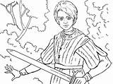 Thrones Coloring Game Pages Arya Colouring Book Stark Adult Sheets Books Drawings Printable Save Getcolorings Choose Board sketch template