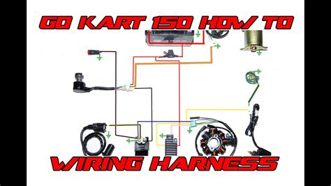 gy cc  kart wiring harness