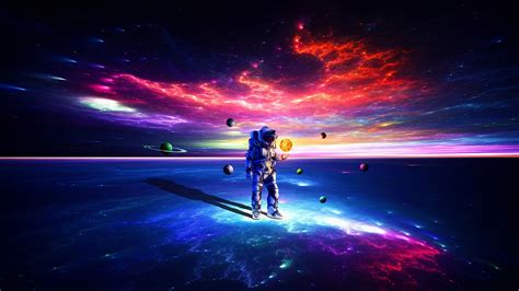 resolution astronaut exploring space  wallpaper