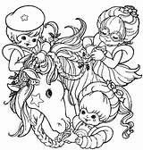 Coloring Rainbow Pages Brite Print Sheets Adult Color Vintage Choose Board sketch template