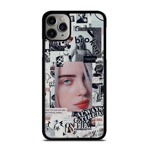 billie eilish collage  iphone  pro max case custom phone cover personalized design casefine