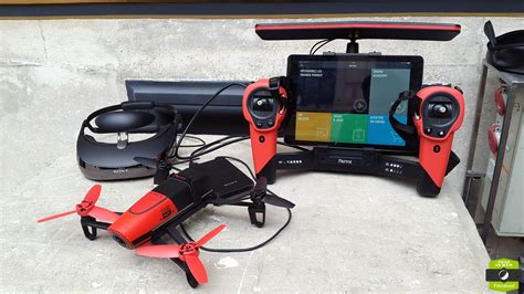 prise en main du parrot bebop drone le drone sous android compatible avec la realite virtuelle