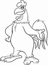 Looney Tunes Coloring Pages Characters Leghorn Foghorn Pepe Le Cartoon Pew Cartoons Printable Para Colorear Bench Park Color Rooster Drawings sketch template