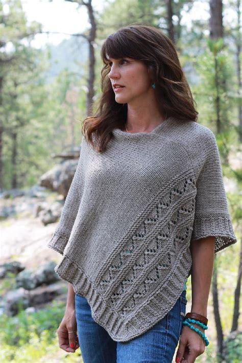 Knitted Poncho For This Winter