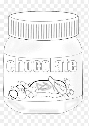 nutella coloring pages png  file