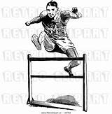 Leaping Hurdle sketch template