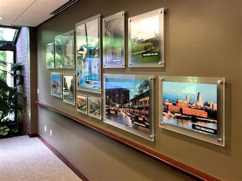 oversized acrylic frames custom acrylic frames  office spaces