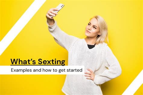 sexting what is it how to get started and examples