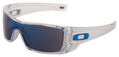 Oakley Batwolf Sunglasses Oo9101 07 Polished Clear Ice Iridium Lens