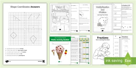 year  maths activity booklet pack teacher  twinkl
