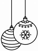 Kerstballen Ornament Kugeln Kleurplaat Weihnachtskugeln Baubles Malvorlage Ausmalbild Wink Stimmen Colorare sketch template