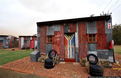 A Look Inside A South African Shanty Town Well Not Quite Huffpost