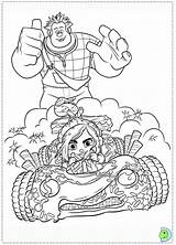 Ralph Wreck Coloring Pages Dinokids Colouring Vanellope Disney Close Coloringdisney Choose Board sketch template