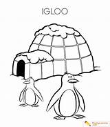 Igloo Eskimo Clipartmag sketch template