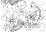 Flower Vine Coloring Pages Getcolorings Drawn sketch template