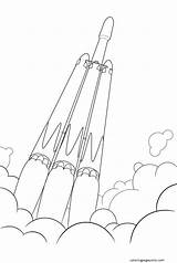 Rocket Rockets sketch template