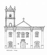 Igreja Igrejas Barrocas Barroco Brasileiras sketch template