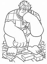 Coloring Pages Depression Ralph Wreck Getdrawings Getcolorings Depressing sketch template