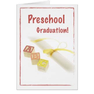 congratulations  preschool graduation cards invitations photocards
