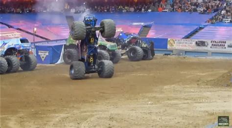 monster truck son uva digger pulls  epic freestyle  reverse front  stoppie alt car news