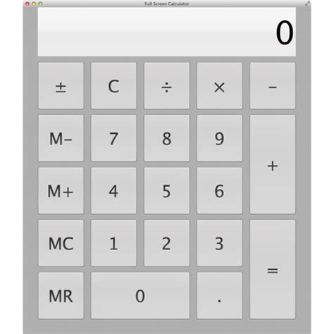 full screen calculator  tod llc