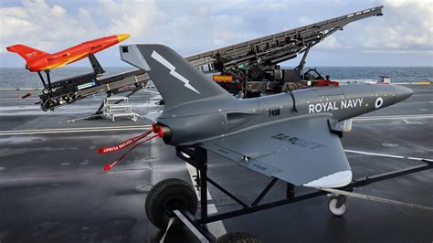 royal navy  experimenting  launching jet powered drones    carriers