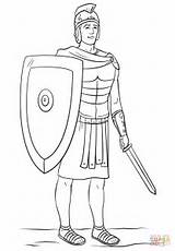 Romano Romanos Soldier Soldado Colorare Soldat Disegni Soldados Romani Soldato Romersk Soldiers Romans Antichi Imperio Ausmalbilder Ausmalen sketch template
