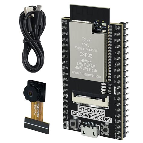 freenove esp wrover board  camera wi fi bluetooth compatible  arduino ide  python