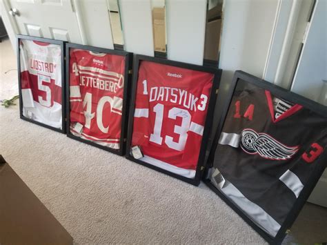 Finally Got Some Frames For My Most Prized Possessions Detroitredwings