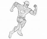 Flash Coloring Pages Superheroes Printable Kb sketch template