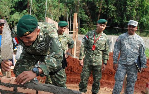 army pacific  indonesia construction builds relationships article  united states army