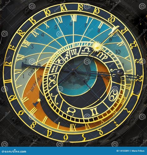 astronomical clock royalty  stock images image