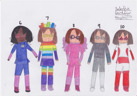 humanized cast  numberblocks part   surfingtheseaworld  deviantart