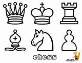 Chess Coloring Printable Game Pages Board Clipart Print Sheets Smooth Pieces Kids Colouring Piece Set Queen Cliparts Yescoloring Sheet Sports sketch template