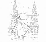 Coloring Pages Disney Princess Anastasia Winter Character Quality High Diposting Oleh Admin Di Library Popular sketch template