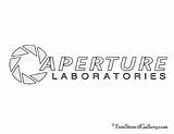 Aperture Laboratories sketch template