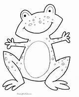 Coloring Pages Frogs Printable Frog Popular sketch template