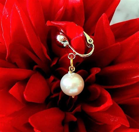 pearl clip on non piercing clit labia jewelry intimate lingerie jewelry