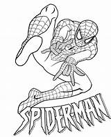 Spiderman Spidey Coloring Printable Attacks Pages Kids Description sketch template