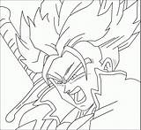 Trunks Dragon Ball Super Coloring Saiyan Pages Drawing Goku Gohan Vegeta Template Getdrawings sketch template