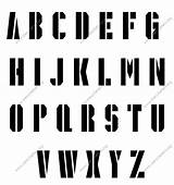 Stencils Army Letter Stencil Octagonal Alphabet Letters Stencilletters sketch template
