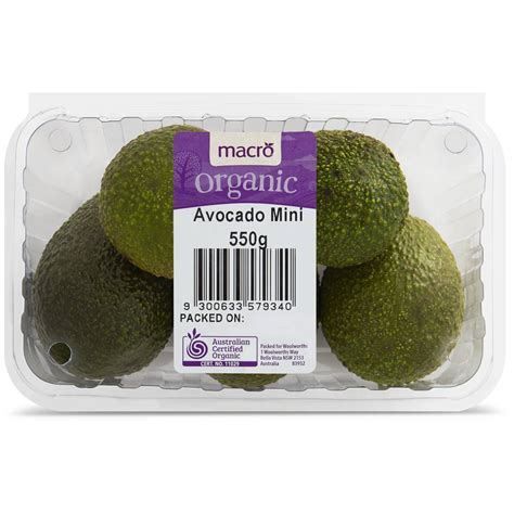 organic avocado mini  woolworths