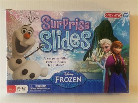 Disney Frozen Surprise Slides Board Game By Wonder Forge Ebay