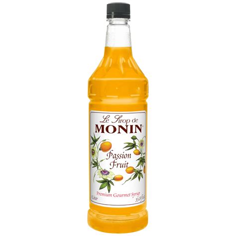 monin passion fruit syrup  liter   case walmartcom